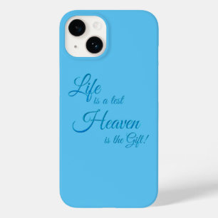 Live Is A Test Heaven Is The Gift iPhone Case