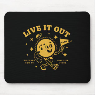 Live It Out Vbs 2025 Bible School Christian Youth Mouse Mat