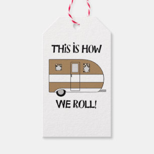 "Live, Laugh, Camp and Fish" Gift Tags