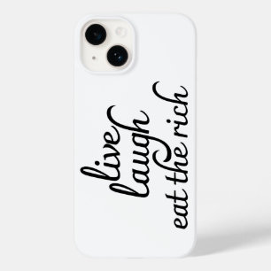 Live Laugh Eat the Rich Case-Mate iPhone 14 Case