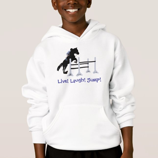 Live! Laugh! Jump! Horse Jumper (Front)