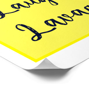 Live Laugh Lavage Poster by CRONEA