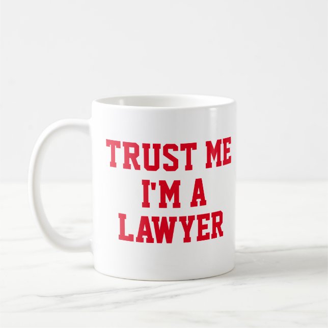 Live Laugh Lawsuit Funny Lawyer Gift Coffee Mug (Left)