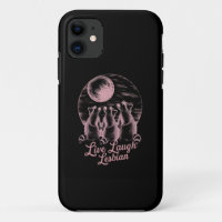 Live Laugh Lesbian Racoon Lesbian LGBTQ Pride 