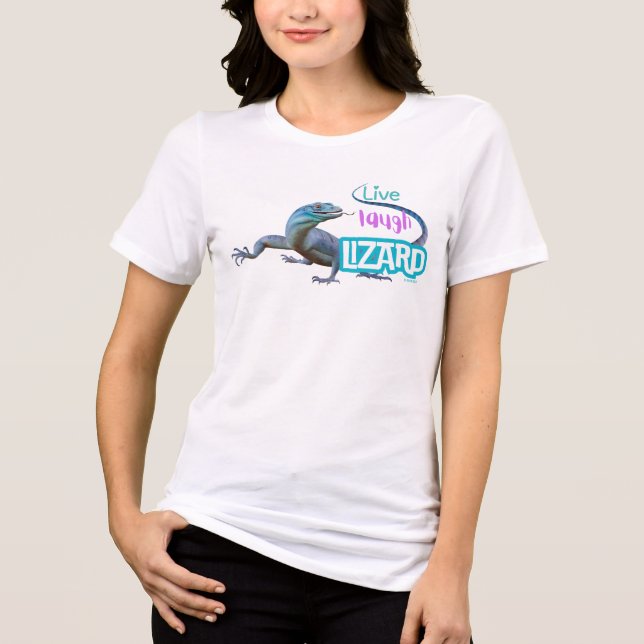 Live Laugh Lizard Tri-Blend Shirt (Front)
