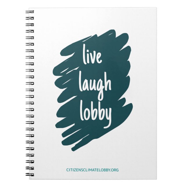 Live Laugh Lobby Notebook (Front)