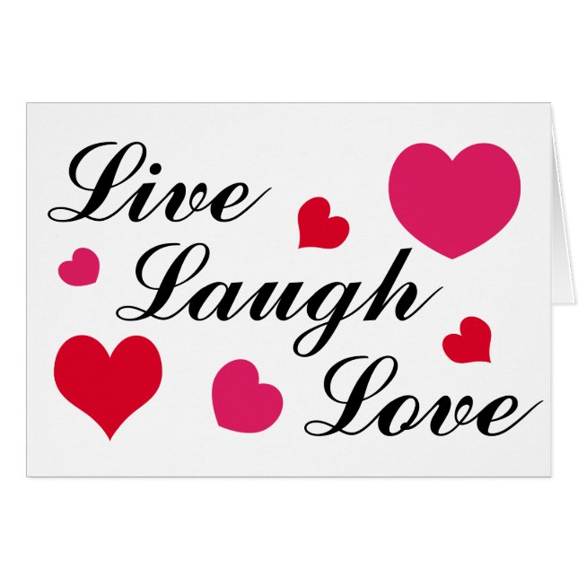 Live, Laugh, Love (Front Horizontal)