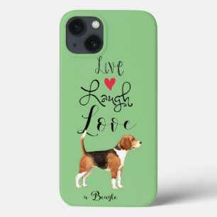 Live Laugh Love a Beagle iPhone 13 Case