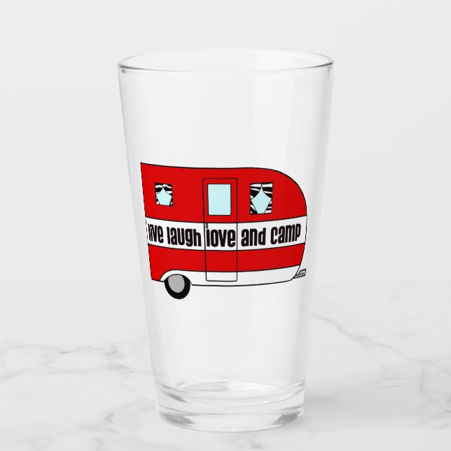 “Live, Laugh, Love and Camp Glass (Front)