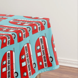 "Live, Laugh, Love and Camp" Tablecloth
