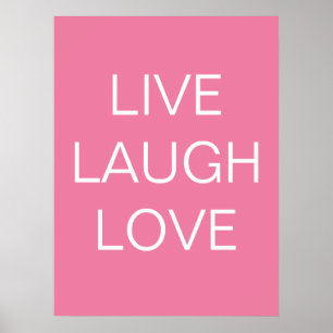 live - laugh - love art print