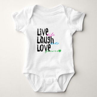 Live Laugh Love Baby Bodysuit