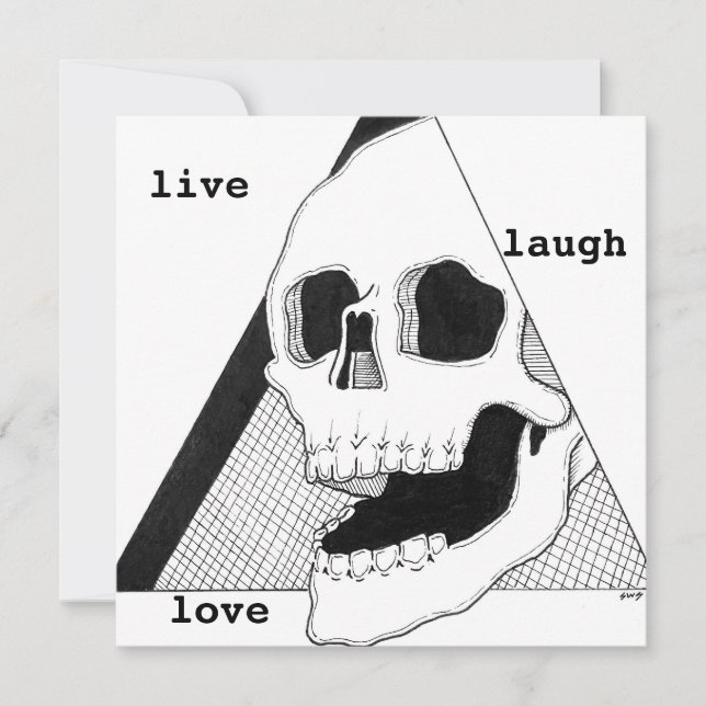 Live Laugh Love Card (Front)