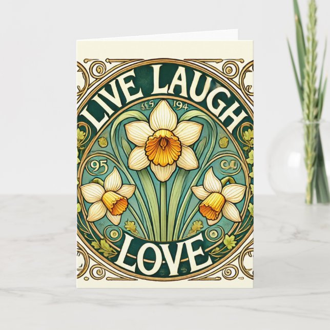 Live Laugh Love                                    Card (Front)