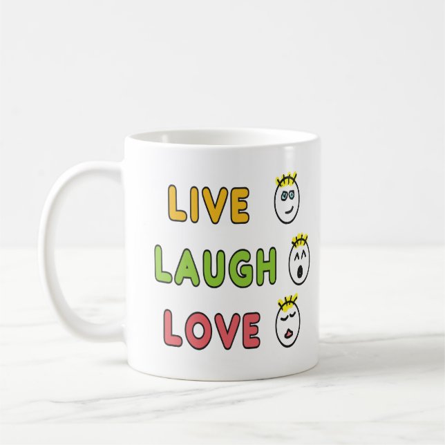 Live Laugh Love Coffee Mug (Left)