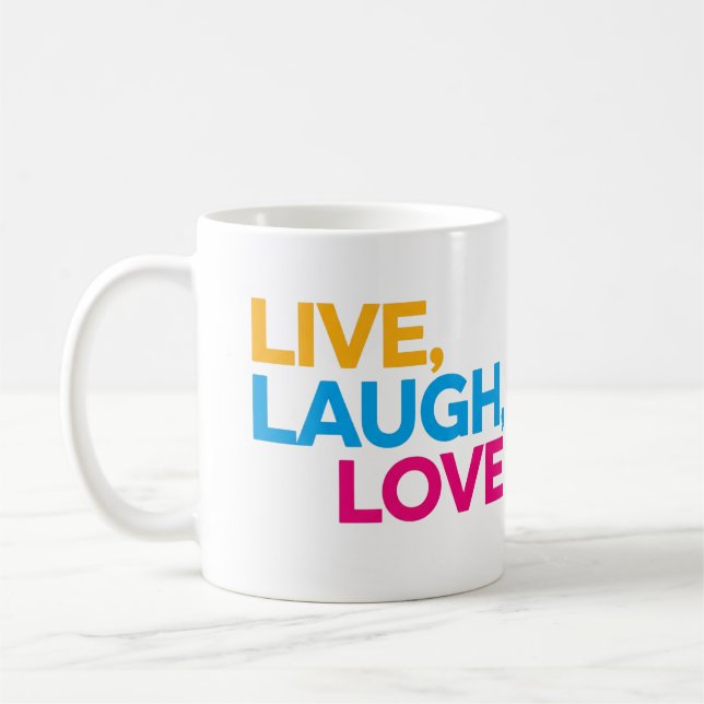 Live, Laugh, Love Coffee Mug (Left)
