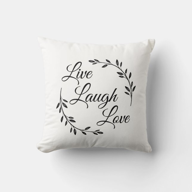 Live Laugh Love Cushion (Front)