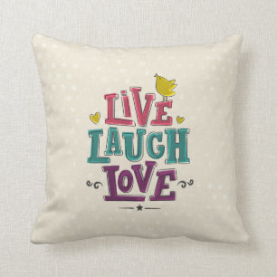 LIVE LAUGH LOVE CUSHION