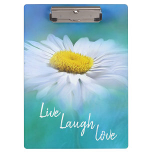 Live Laugh Love Daisy Clipboard