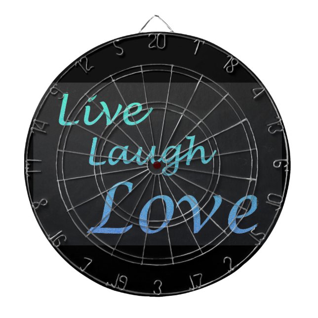 Live Laugh Love Dartboard (Front)