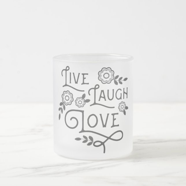 Live Laugh Love Expression Gift Mug (Center)