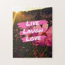 Live Laugh Love Jigsaw