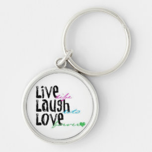 Live Laugh Love Key Ring