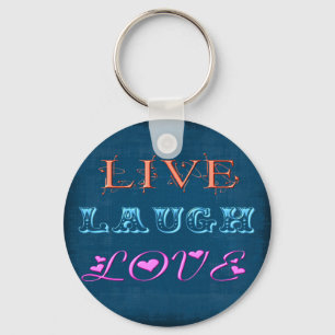 Live Laugh Love Keychain