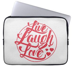 Live Laugh Love Laptop Sleeve