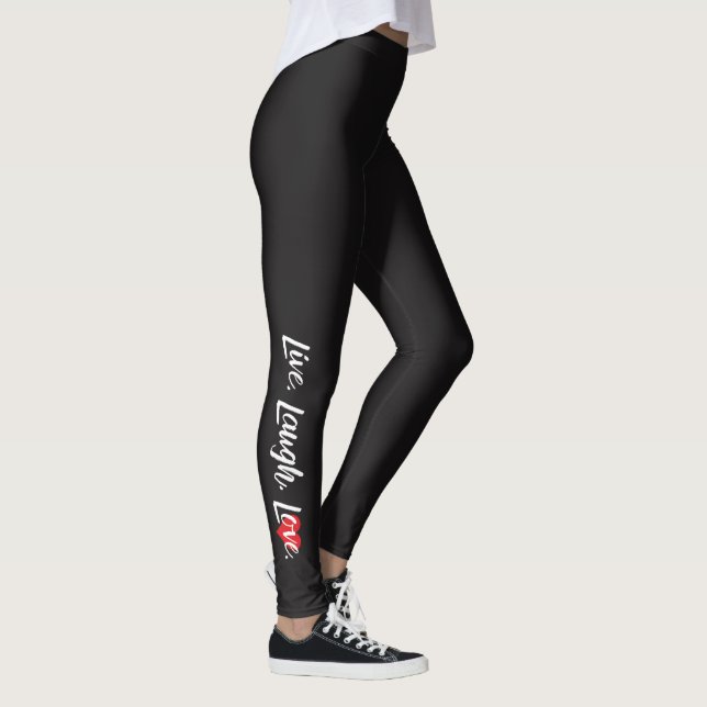 "Live, Laugh, Love" Leggings (Right)