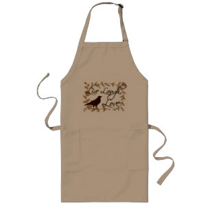 Live Laugh Love Long Apron