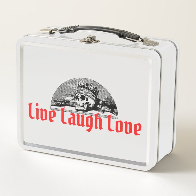 Live, Laugh, Love  Metal Lunch Box (Front)