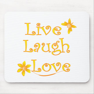 Live Laugh Love Mouse Mat