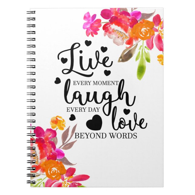 Live Laugh Love Notebook (Front)