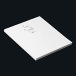 Live laugh love notepad<br><div class="desc">Live laugh love,  inspirational words for this minimalist typographic design.</div>