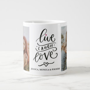 Live, Laugh, Love Personalized Photo Mug