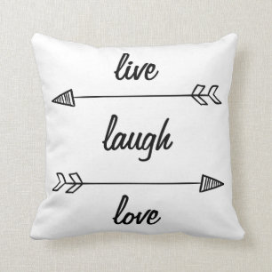Live Laugh Love Pillow