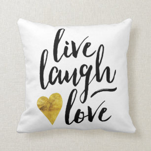 Live Laugh Love Pillow