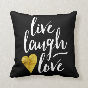 Live Laugh Love Pillow