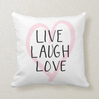 Live Laugh Love Pillow