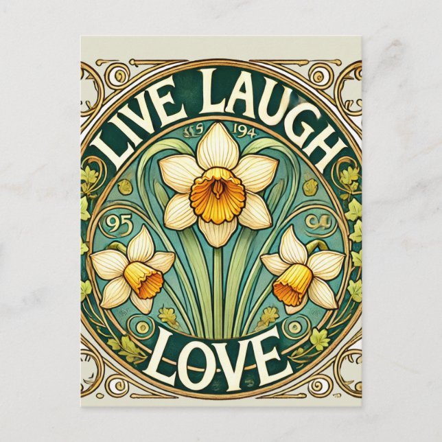 Live Laugh Love                                    Postcard (Front)