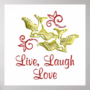 LIVE LAUGH LOVE POSTER