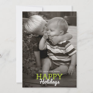 Live, Laugh, Love, Repeat. Holiday Card 5 x 7