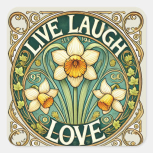 Live Laugh Love                                    Square Sticker