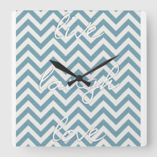 Live, Laugh & Love Square Wall Clock