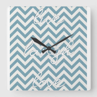 Live, Laugh & Love Square Wall Clock