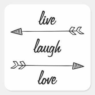 Live, Laugh, Love Sticker