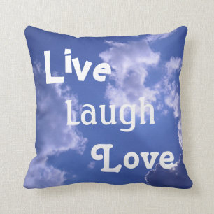 Live Laugh Love Throw Pillow