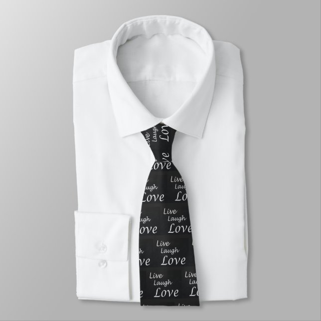Live Laugh Love Tie (Tied)