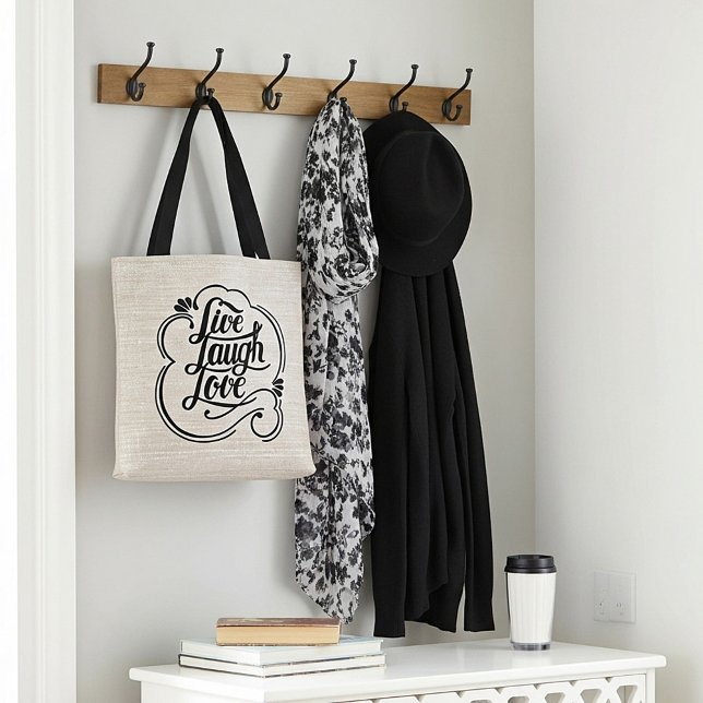 Live laugh love  tote bag (Creator Uploaded)